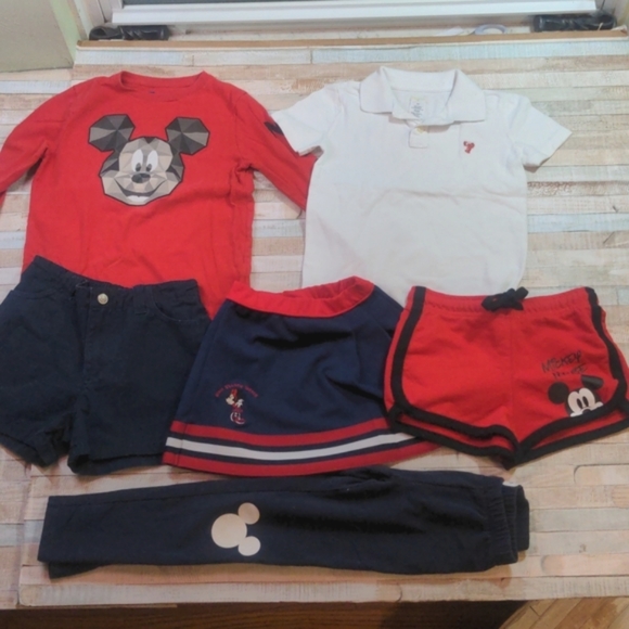 Disney Other - Girls' 6-7 Mickey Mouse clothing lot